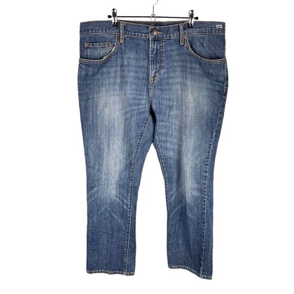 Old Navy Straight Jeans 38x30 Men’s Dark Wash Pre-Owned [#2281] - Picture 1 of 6